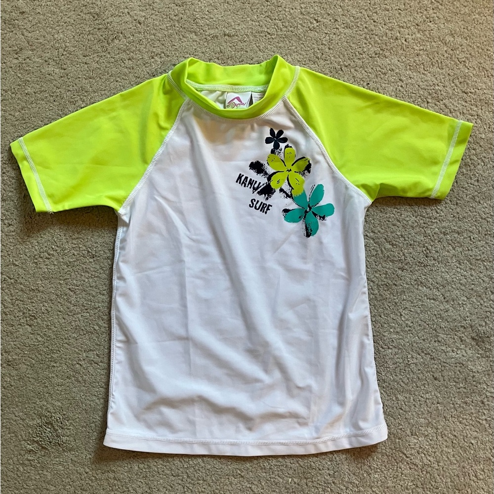 Kanu Surf Girls Swim Shirt Size M